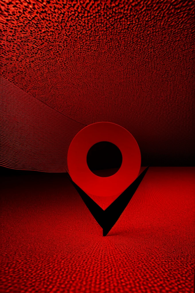 create a glitchy red background