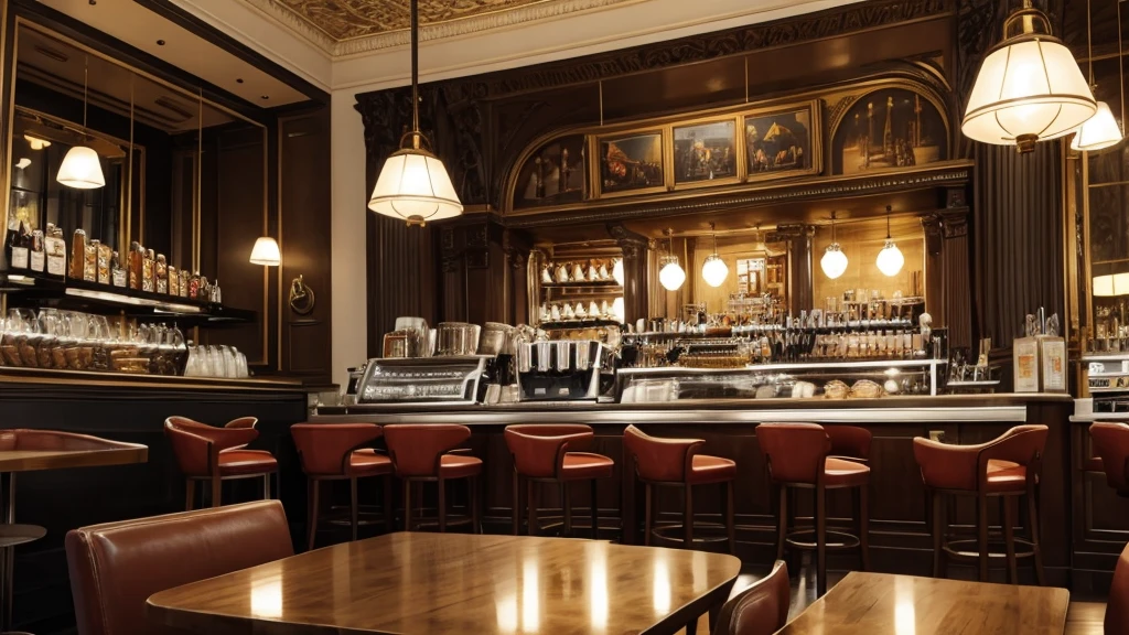 paris coffee shop interior