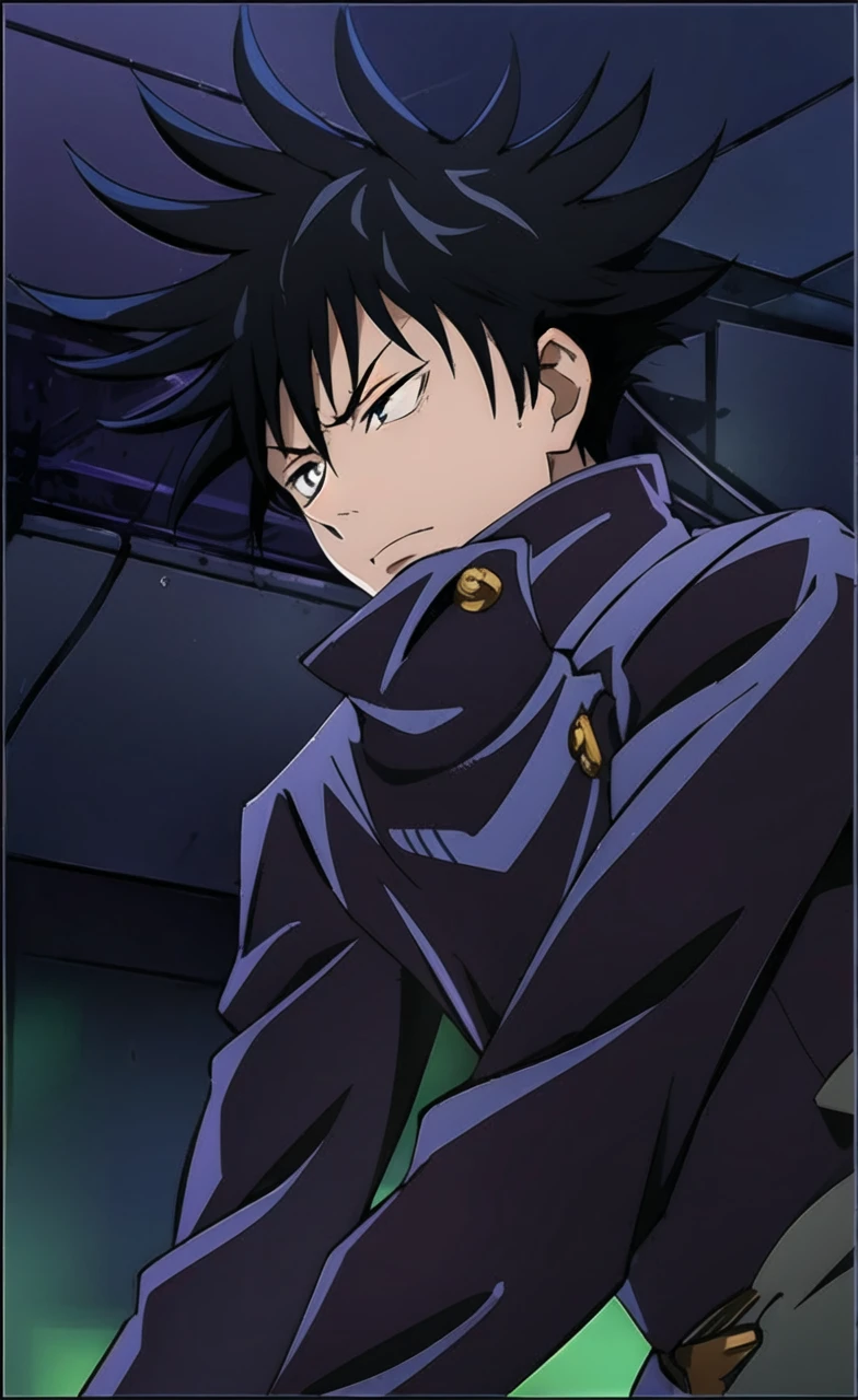 fushiguro_megumi, black hair, spiked hair, black eyes, , jacket, high collar,  fushiguro_megumi, black hair, spiked hair, black eyes, , jacket, high collar,  masterpiece,high quality,solo,outdoors,
MegumiFushiguro,1boy,
gakuran,best quality, ultra high res, , Jujutsu Kaisen, looking at viewers, standing, white hair, blue eyes,  black jacket ,popped collar, outdoors, solo focus, upper body, ryoiki tenkai, stylish_pose, 1boy, male focus, solo,  full body, blue eyes, blindfold, white hair, night, one eye covered, parted lips, high collar, looking ,4k,ultra hd , 8k 
