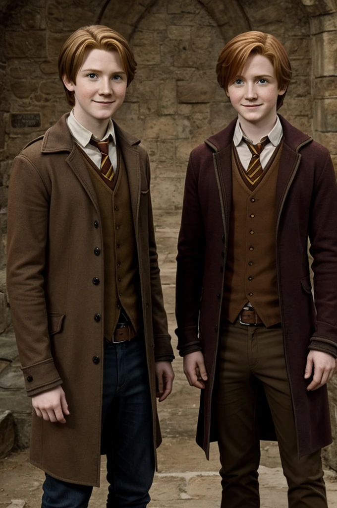 Crea varios dibujos de Fred y George Weasleys de Harry Potter