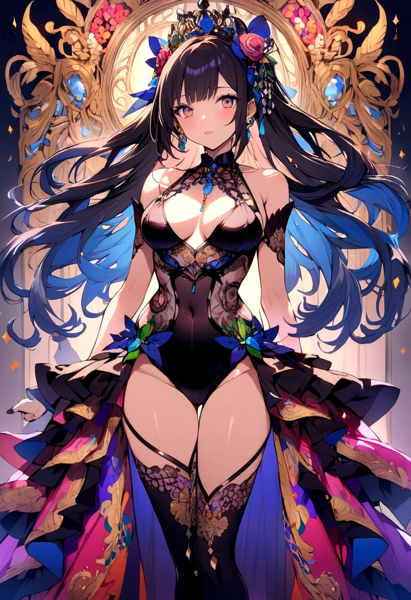 Women in a sexy outfit