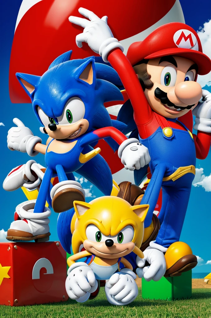 Hazme a Mario y a Sonic juntos