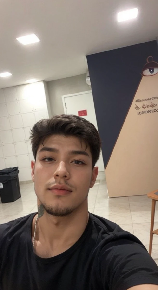 Homem, rosto latino, foxy eyes, boca bem desenhada