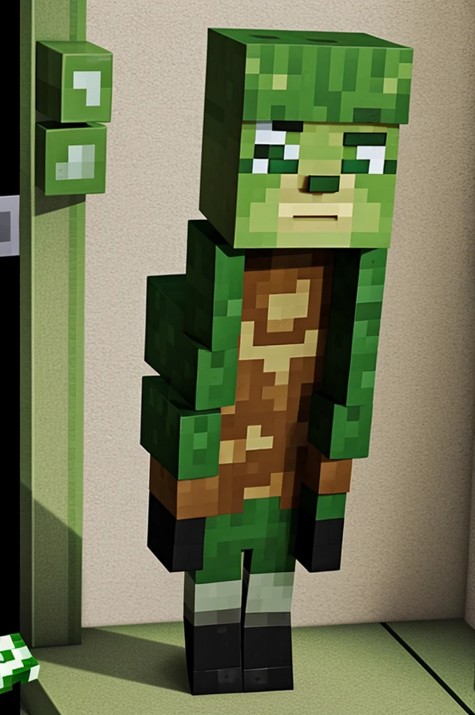 girl, Creeper, minecraft