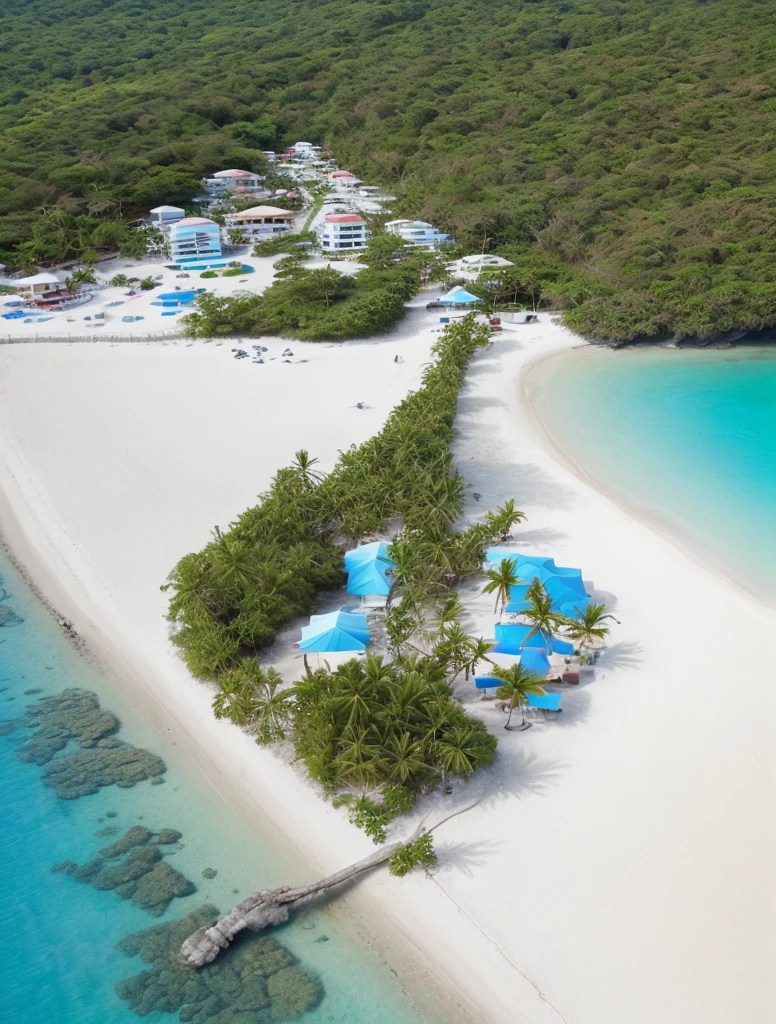 una playa paradisica