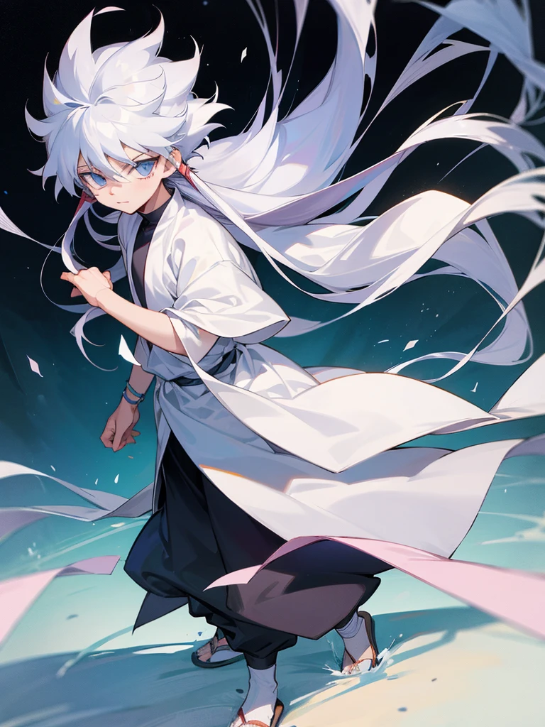 Killua with long hair