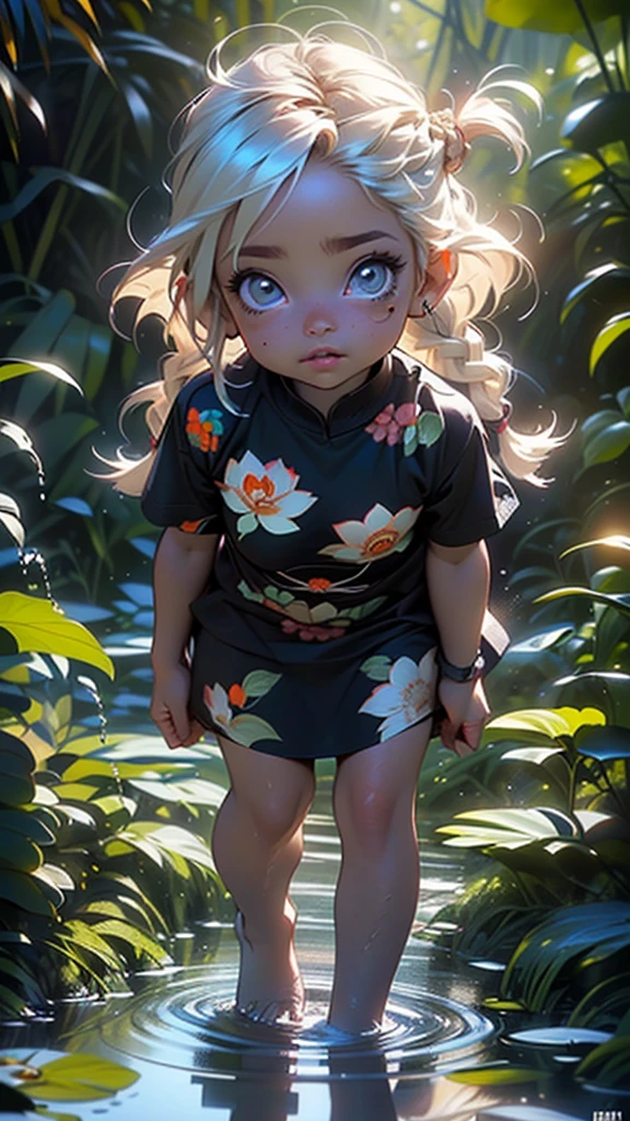 Child boy tribal,(((Child boy,Child boy,child,só child,,1Child boy,Male gender))),(((()))),
peito de child,(((hair blonde,punk hair,colored inner hair))),((eyeballs_yellows:1.3))),eyeballs intrikates,eyeballs lindos e detalhados,eyeballs simétricos,eyeballs grandes:1.5,(((black fur,darkskin,shining skin:1.5,skin tanned,skin fair: 1.5,skin tanned,shining skin,very shiny skin,shinny body))),(((corpo de child,a little chubby,good anatomy,accurate body proportions,detailed shota body for ,))),(((rosto e eyeballs detalhados))),
(nsfw),
(((bare chested,naked torso)))),(barefoot,),(((dog collar with spikes, with collar tips,slavegirl,colar de slavegirl,long chain leash connected to collar,manacles,g-string,protuberância na g-string))),((torn garments,wetclothes,intricate outfit)),
dynamic pose,looking at the observer,(Seriously),centralized,scale to adjust dimensions,rule of thirds,
plein-air,overgrown,(fundo overgrown),Scenario,Scenario extremo,(puddles everywhere,musgo,moss in the background),clouds,water lily pillows,palmtrees,reeds,(sunset, golden hour time),
(Bright Egyptian ornaments),high resolution,sharp focus,(ultra detaild,extremely detaild),(photorealistic art:1.37),(papel de parede CG unity 8k extremely detaild),(((swirly vibrant colors,vibrant theme))),(intrikate),(Masterpiece artwork),(best qualityer),Artistic photography,(Photograph taken by SLDR),(intrikate fundo), perfectly rendered face, perfect face details, lifelike face, photo realist, ((detalhes intrikates)), (((真实感))),