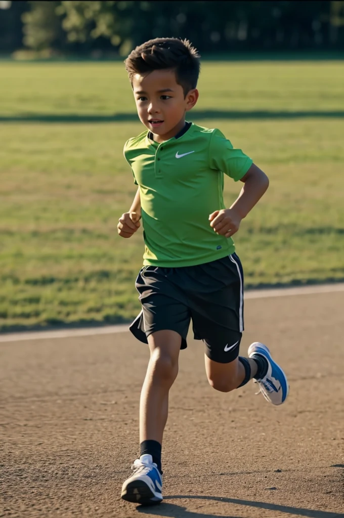 Video of a boy running