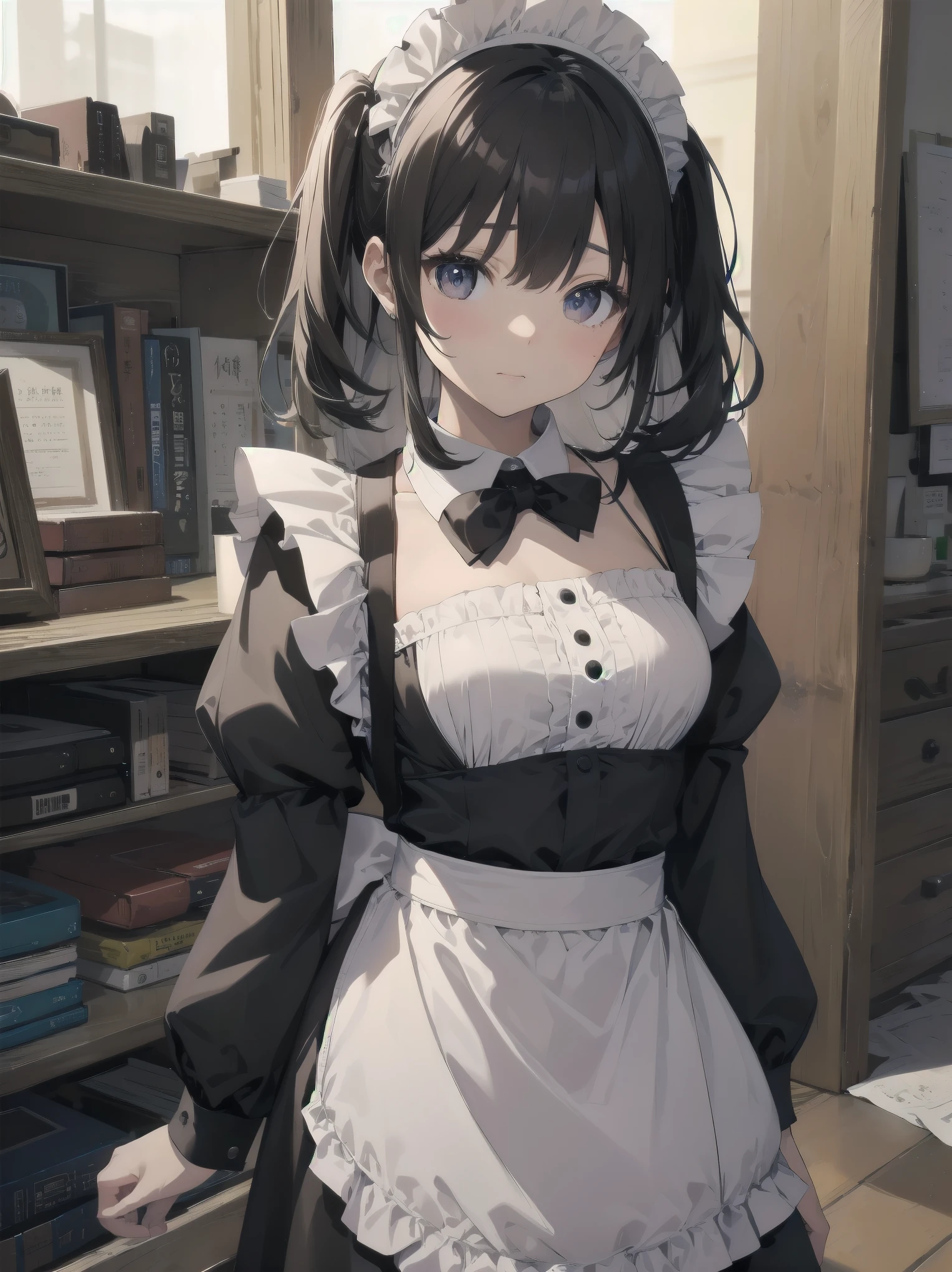 Masterpiece、Disorganized、矛盾するほどのDisorganized、可愛すぎてcuteDisorganized、cute、Super cute、girl、solo、Maid