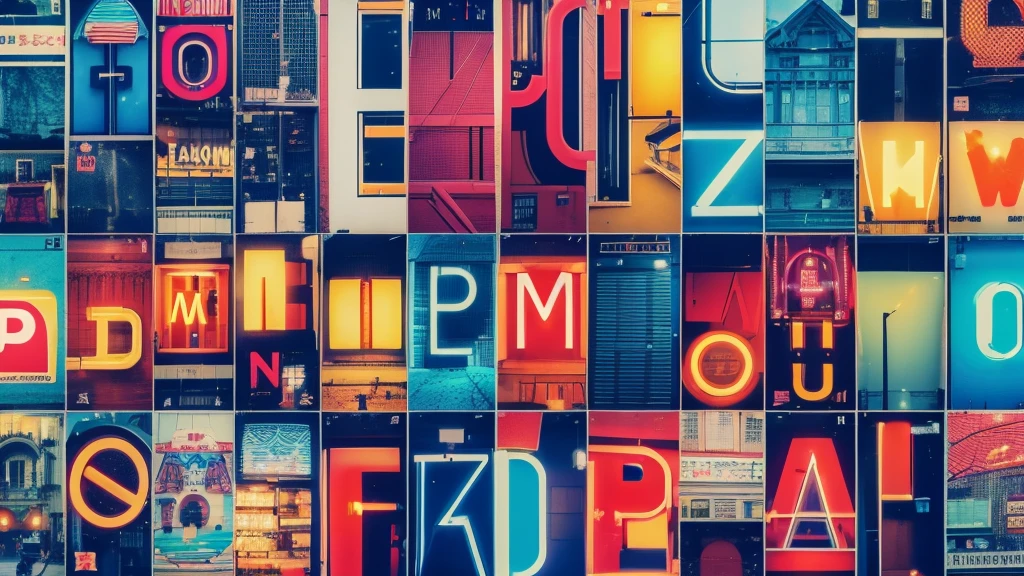 With a pop feel「DO・NO・WHAT・MO」Make a wallpaper image using the alphabet。