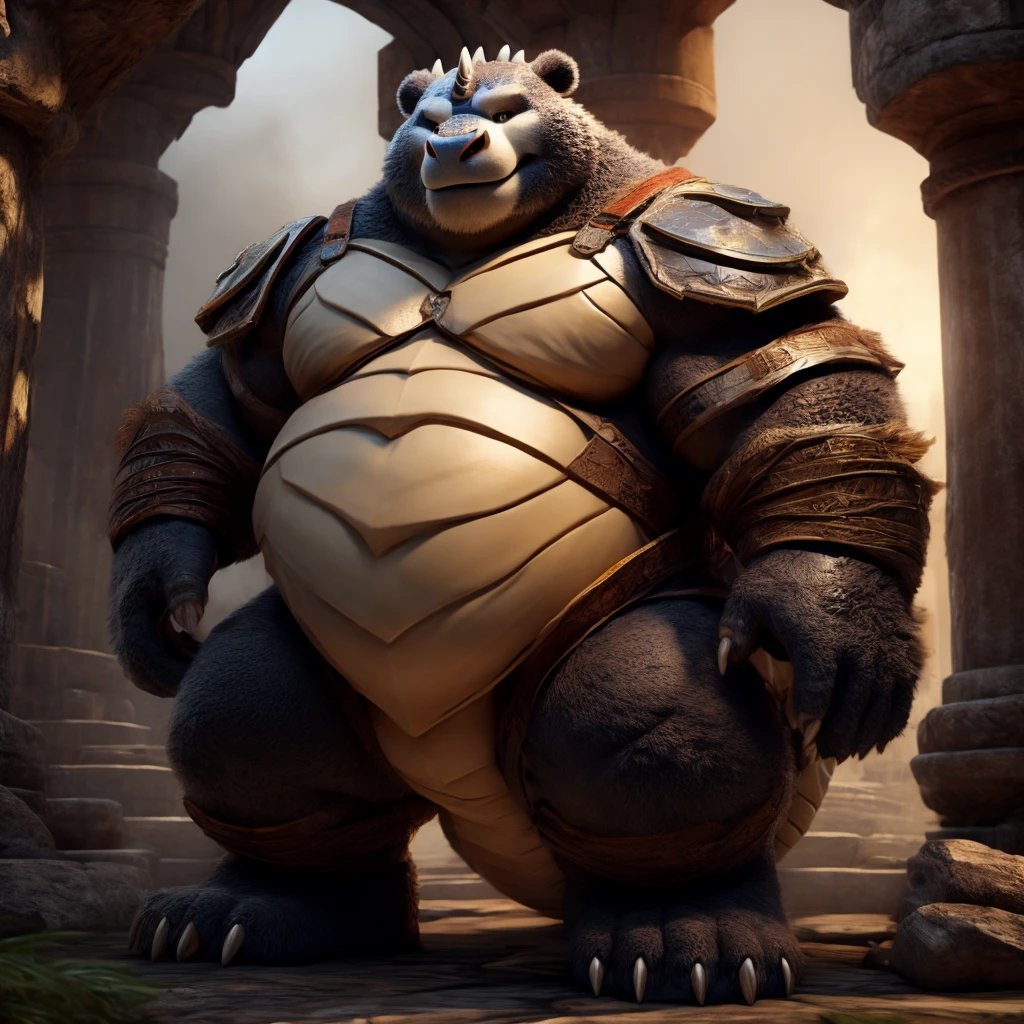  Fat Chunky Icebear the Dragon Warrior 