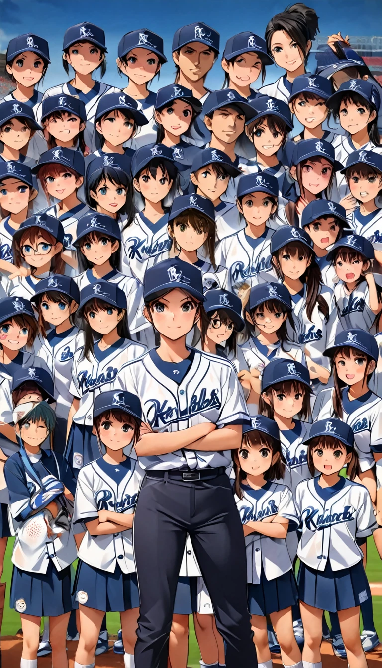 there is a man that is standing on a baseball field, a picture inspired by Kinichiro Ishikawa, flickr, shin hanga, akikazu mizuno, trout sticking out of pants, koji morimoto, style of kentaro miura!!!!, female baseball player, kazuya takahashi, yukio - e, koju morimoto
