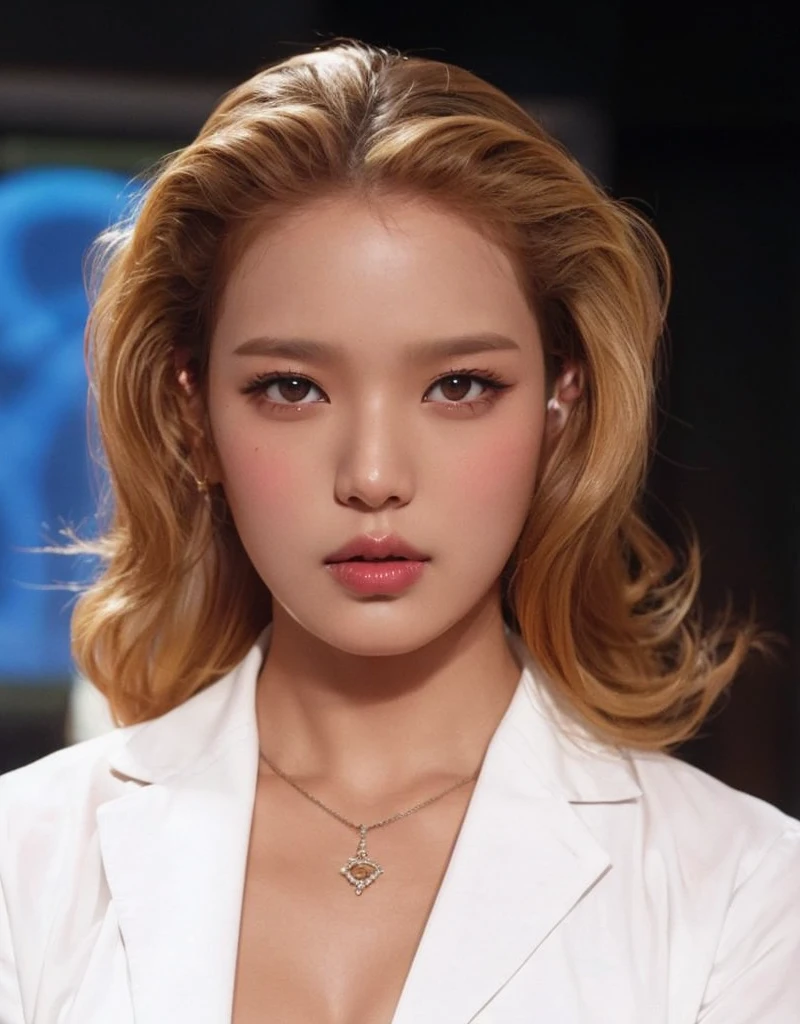 Wonyoung do IVE face, foto realista, ultra HD, 8K, big and juicy lips