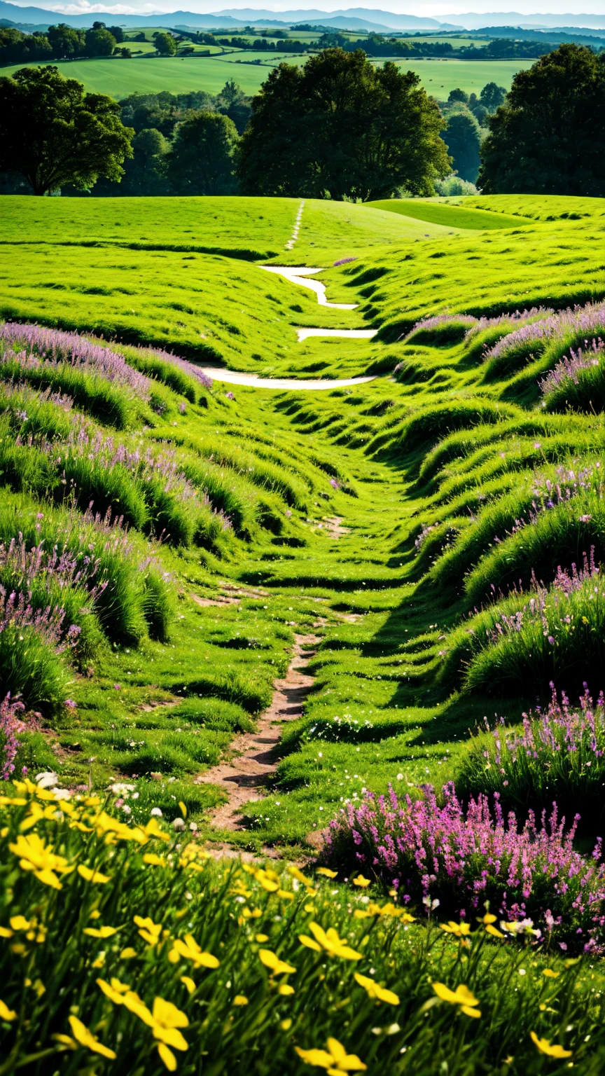 green meadow Field