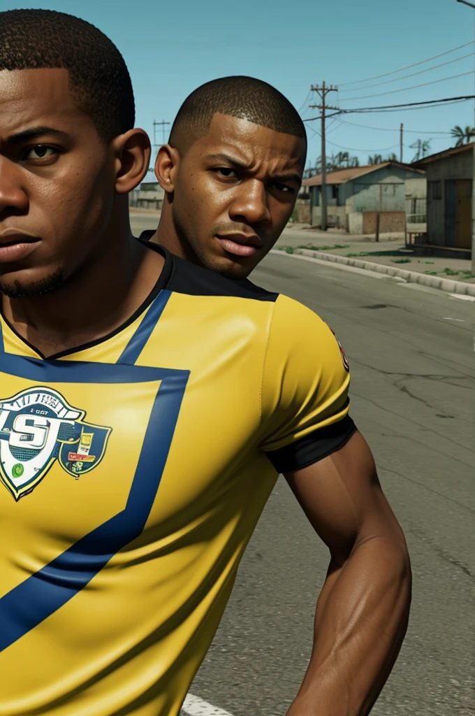 Bellingham, Vinicius Jr, Mbappe (Modo GTA San Andreas