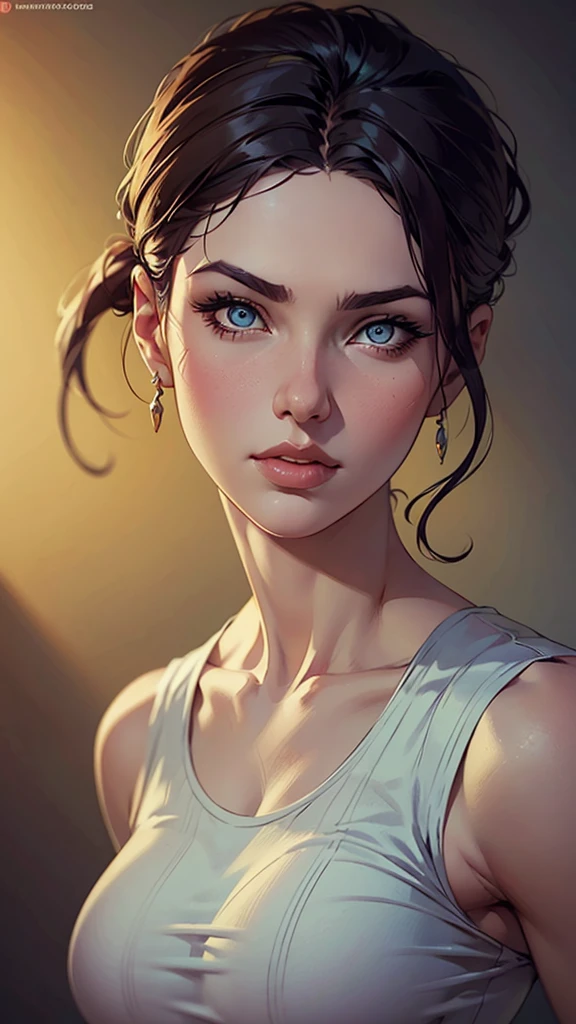 um desenho de uma mulher de jeans e blusa amarela, estilo de arte de charlie bowater, arte do personagem charlie bowater, estilo artgerm, retrato de personagem de corpo inteiro, Artgerm e Lois van Baarle, Estilo Charlie Bowater, retrato de corpo inteiro de um curta!, Lois van Baarle e Rossdraws