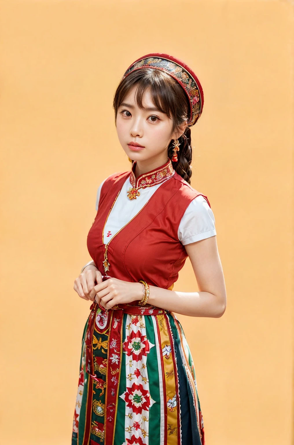 8k,Realistic Photo, Realistic Skin Texture, Superrealism, (WWII-like mechanical suit:1.2), collapsed city, heavy weapons,vivid textures,animal legs, gradation hair, japanese female soldier,(ultra beautiful face), ((super realistic all textures)), ((super intricate all details)), full body shot, ultra sharp photo result, Olive Drab color, scratch, Rust, weathering, steampunk, taken with Fuji film X-T30+Nokton. HDR10,Minimum of 4 pieces created