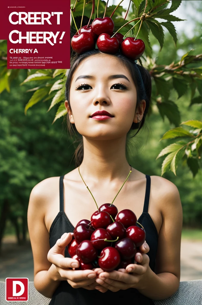 Create an album cover about a cherry 