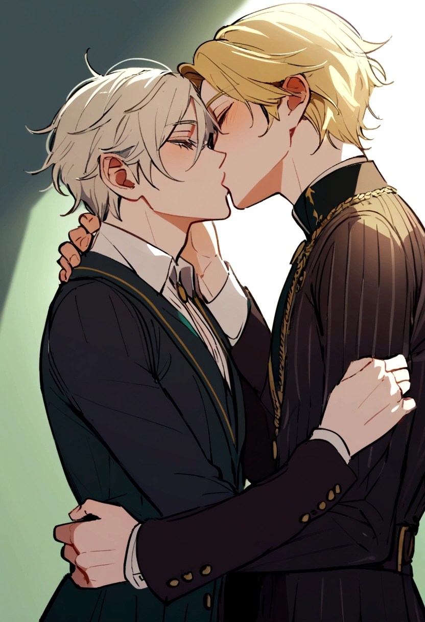 Draco Malfoy x Tom Riddle kiss GAY