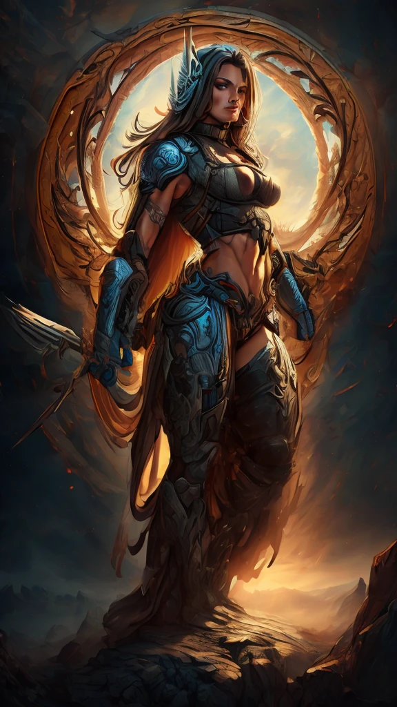 Asgard,valkyrie,Latina Adult model Daisy Marie ,Anatomia correta,epic fantasy digital art,tmasterpiece,8k,high-definition resolution,desenho detalhado,Qulidade Superior, Epic composition, best quality, cinematic photo