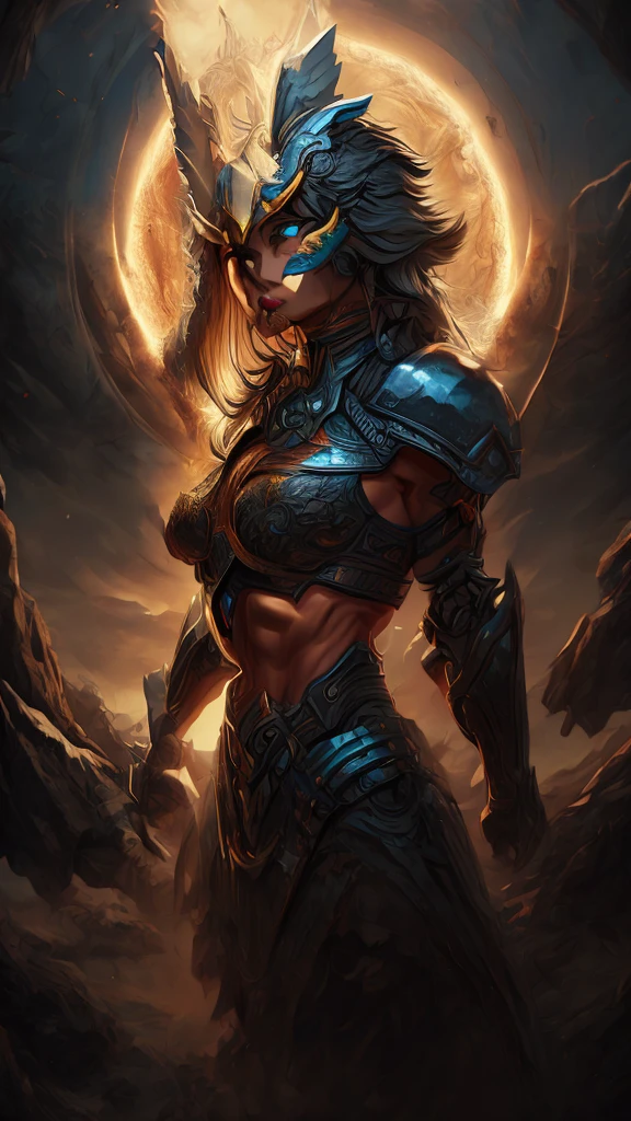 Asgard,valkyrie,Latina Adult model Daisy Marie ,Anatomia correta,epic fantasy digital art,tmasterpiece,8k,high-definition resolution,desenho detalhado,Qulidade Superior, Epic composition, best quality, cinematic photo