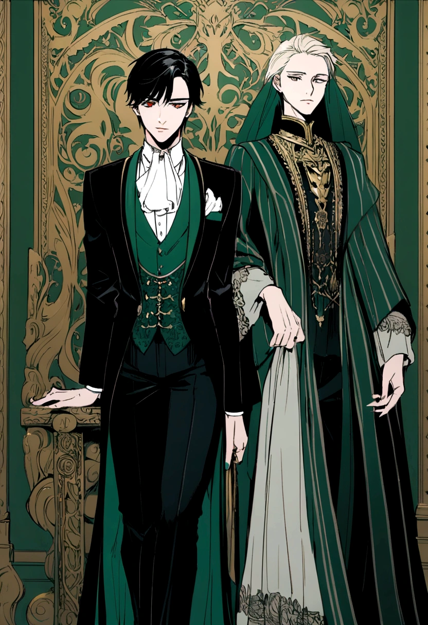 Draco Malfoy fuck with Tom Riddle