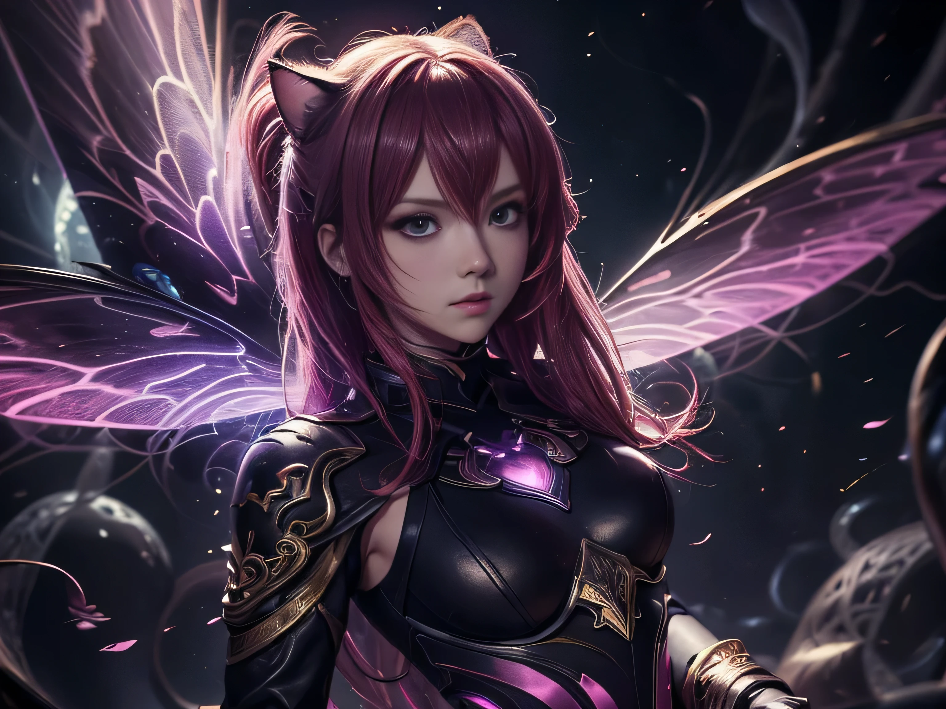 (Best Quality, 8K, Masterpiece, HDR, Soft Lighting, Picture Perfect, Realistic, Vivid), Cat Girl (1.0), Cat Girl with Red Hair and Sexy Revealing Clothes, Pink Bodysuit with Glitter Texture, Beautiful Anime Fantasy, Very beautiful and cute cat girl, large pink butterflies fly around, background blur, anime fantasy, work in Gouves style, realistic: 1.37, top view, red cat girl lies in blue flowers, large pink butterflies fly around, horizontal view, (Ultra High Quality Fantasy Art), Masterpiece, Female Model, Ultra High Quality Female Character Designs, Detailed 8k Anime Art, Realistic Anime Art, Highest Quality Wallpapers, Intricate Ultra High Quality Accurate Female Character Faces, High Quality Designs and Accurate Physics (Fantasy - Ultra High Quality) quality) quality)) art), dark fantasy style), masterpieces, super high-quality characters, anime resolution - 8K, realistic anime art, wallpaper with the highest quality illustrations, ultra-high detail of faces, high-quality design and accurate physics), color, depth of field, shadows, ray tracing, high quality workmanship. -high quality and 8K resolution, (Accurate simulation of the interaction of light and materials)], [High-quality hair detail [More about beautiful and shiny red hair]], (Beautifully detailed hands [perfect fingers [Perfect nails]]], (perfect anatomy (perfect proportions)))) [[Full-length]], [Perfect combination of colors (Accurate imitation of the interaction of light and material)], [art that conveys the meaning of the story](modified)