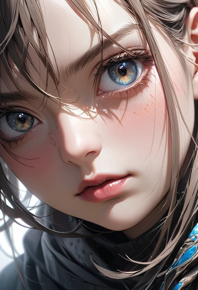 Blake: Disgusted look,
Ultra-realism, Detailed and realistic skin texture, Fine and exquisite texture, Detailed and exquisite brushwork, Detailed and vivid depiction, Anatomically correct, Absurd aesthetics,
BREAK Transparent Full Color,
Blake Dramatic Film Lighting,
Dynamic Shot, (Close-up shot:1.3),
BREAK Removes unnecessary noise,
BREAK Redrawing the work into a vivid and lively piece, Highest qualityのレンダリング, Highest quality, Highest Resolution,