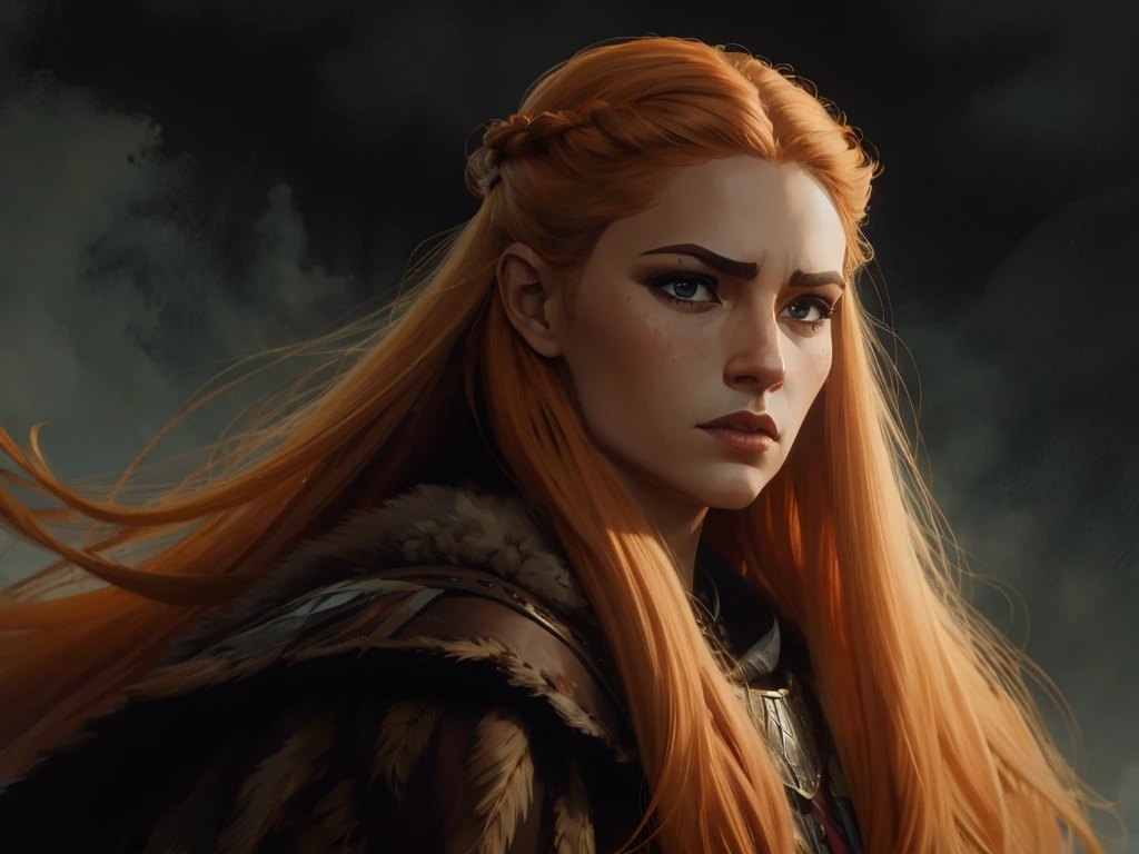 A woman
