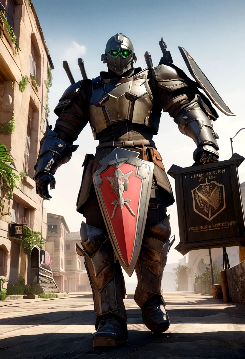 Comic Cover , modern Hero, flying Hero, shield , Neon, Pilz, neu, Haut!, octane render, perlglanz, very detKIled eyes, Konzeptkunst, Textur des Fleisches, Seide, Tuch, armor, highly detKIled, Unreal Engine-Rendering, Schild, schutschschild, large protective shield, fliegende Bewegung , bauchseite nach oben gerichtet , Abwehr, 