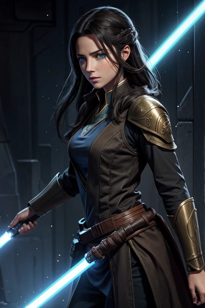 Beautiful Jedi. Eligent. Jedi bastila shan. Beautiful eyes and hair
