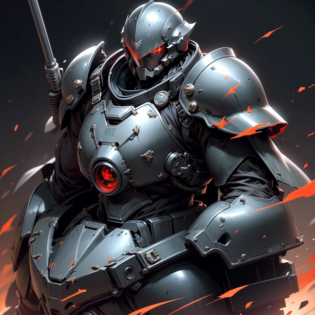 Raven guards. Giant armor. Large man. Solo. Helmet. Detail Helmet. Raven shaped helmet. Black armor. Red eyes. Glowing eyes. Sniper. Space theme, Space marines,