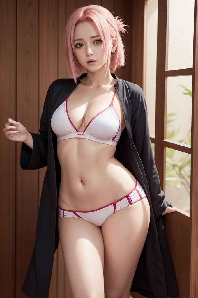 sakura haruno sem roupa bunda grande decostas olhando pra min