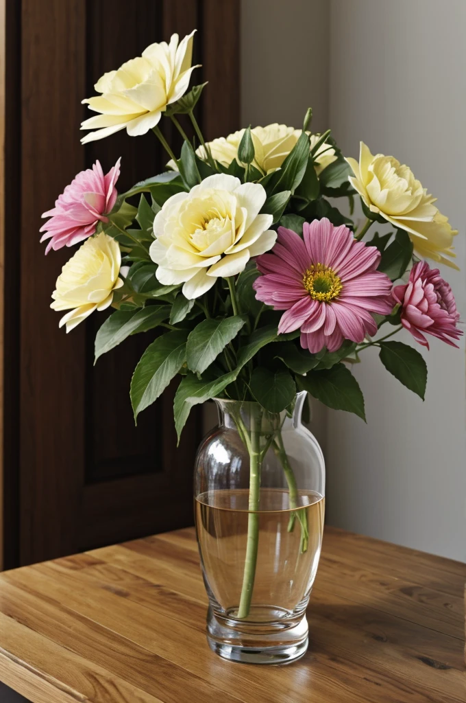 ((best quality)), ((masterpiece)), (detailed), Blume in eine Vase Vorlage (einfach)
