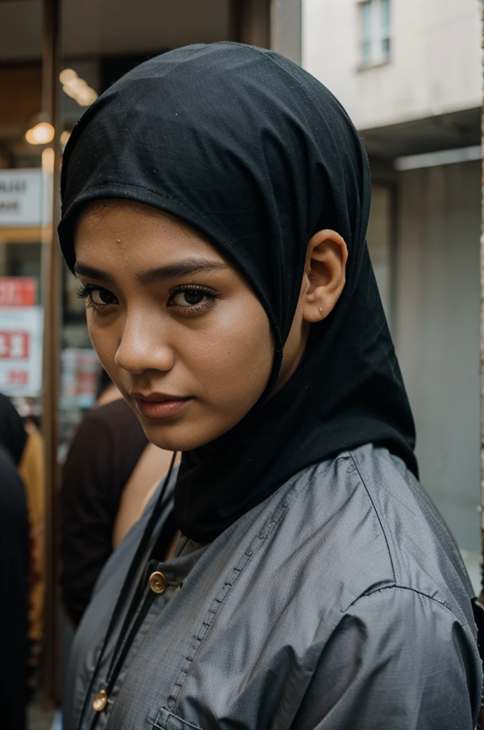 indonesian girl, normal pic, instagrammable style of pic, hijab