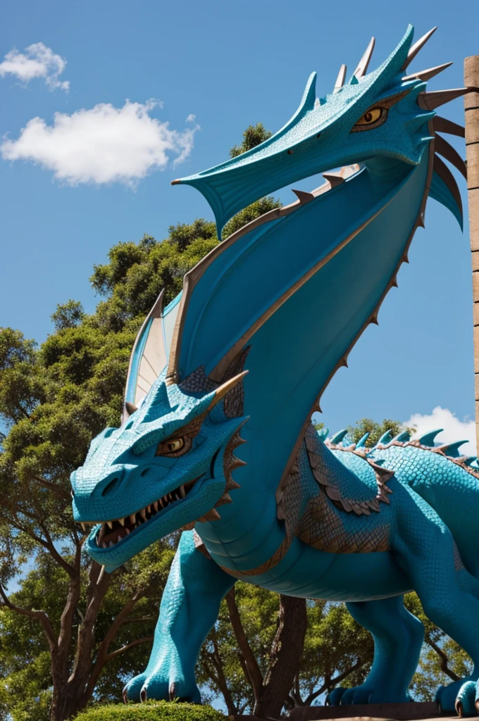 Crea un dragon segun la cultura de uruguay