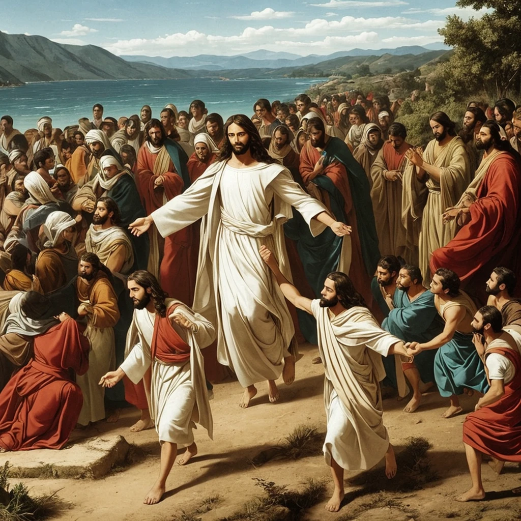 Jesus andando