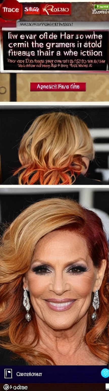 a 50 year old grandmother who has Carmit Bachar having her hair done