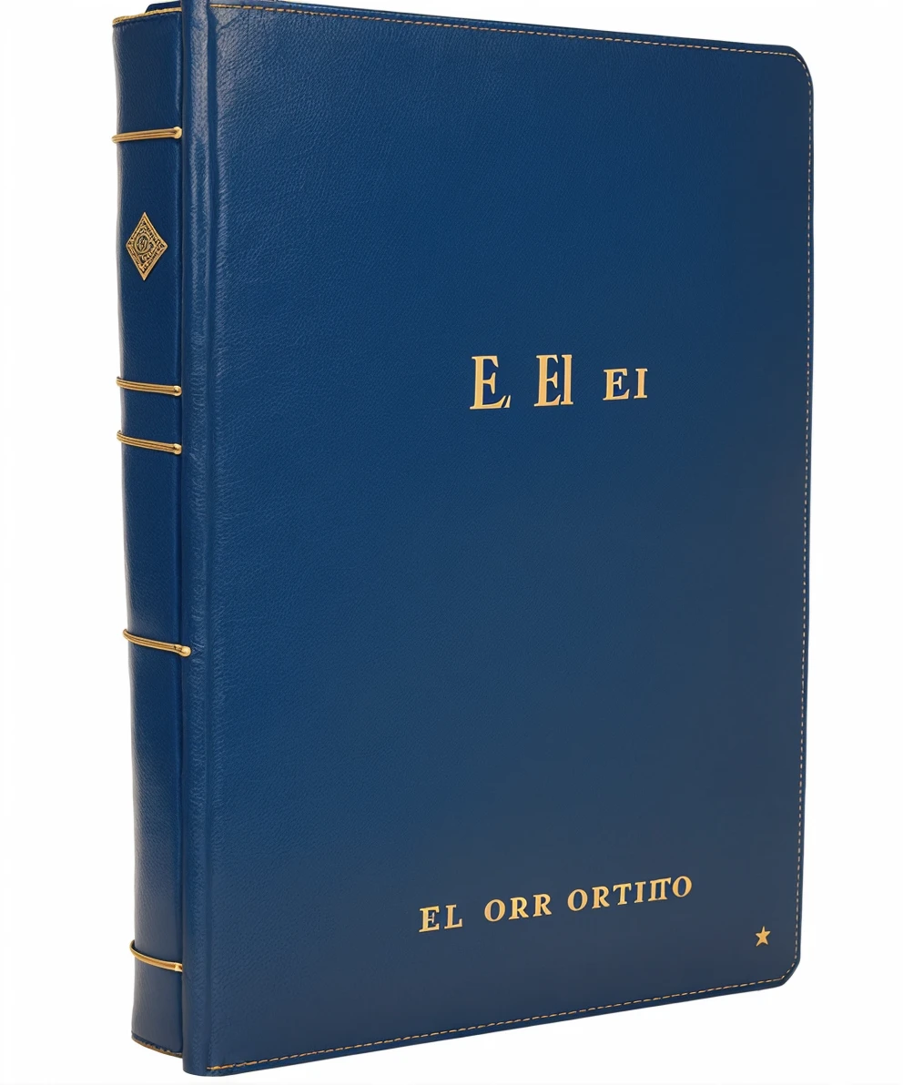 blue bible titled El Ortito in big letters 