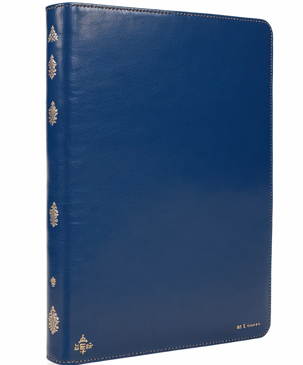 blue bible titled El Ortito