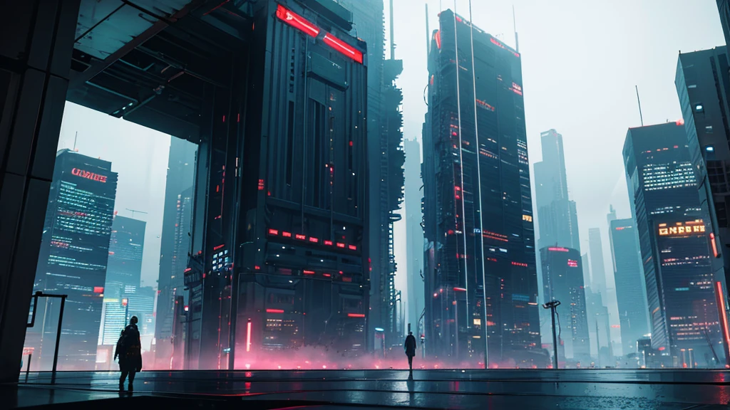 CIDADE, CYBERPUNK, atmospheric, DETALHES EM 8K