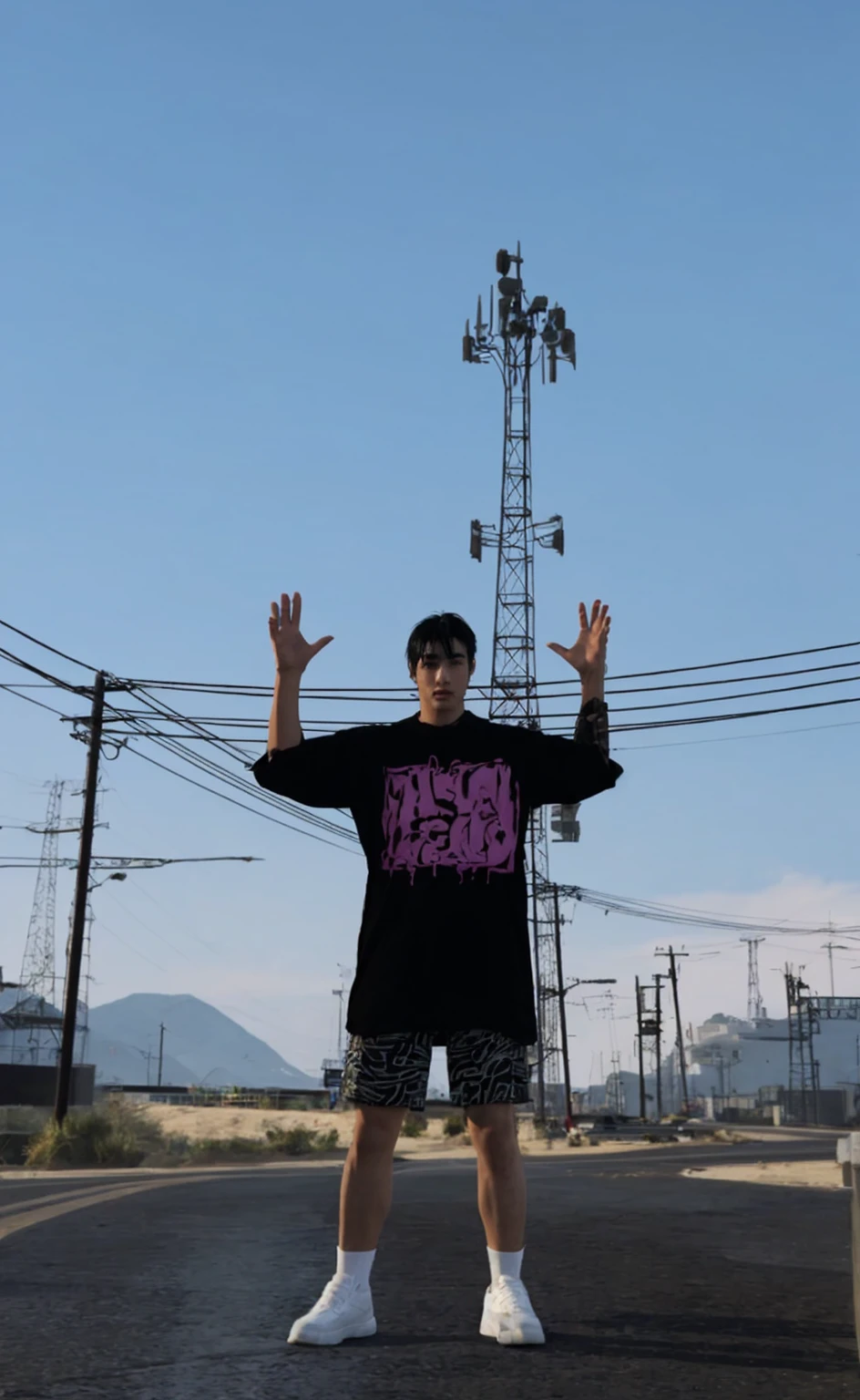 male, black hair