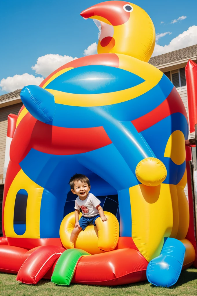 Company logo about rental of inflatables for children