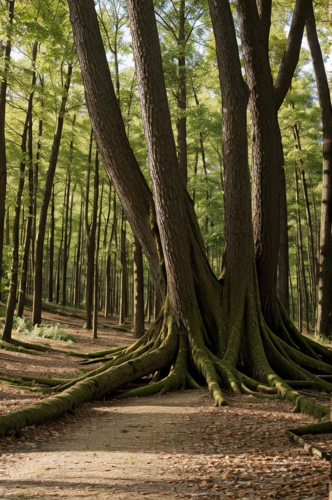 tree trunk legs