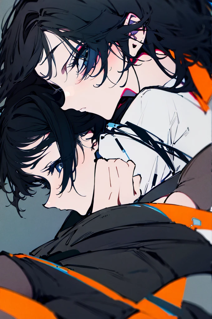 darknees is kissing aqua