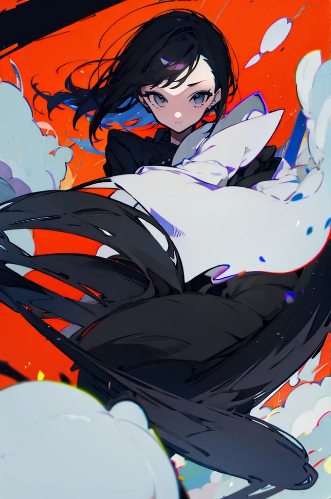 , black hair