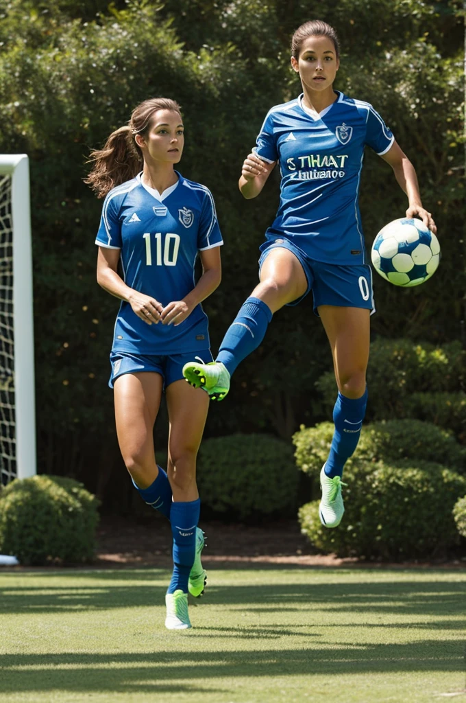 tree trunk legs (futbolista) number 10 shirt two stiff legs