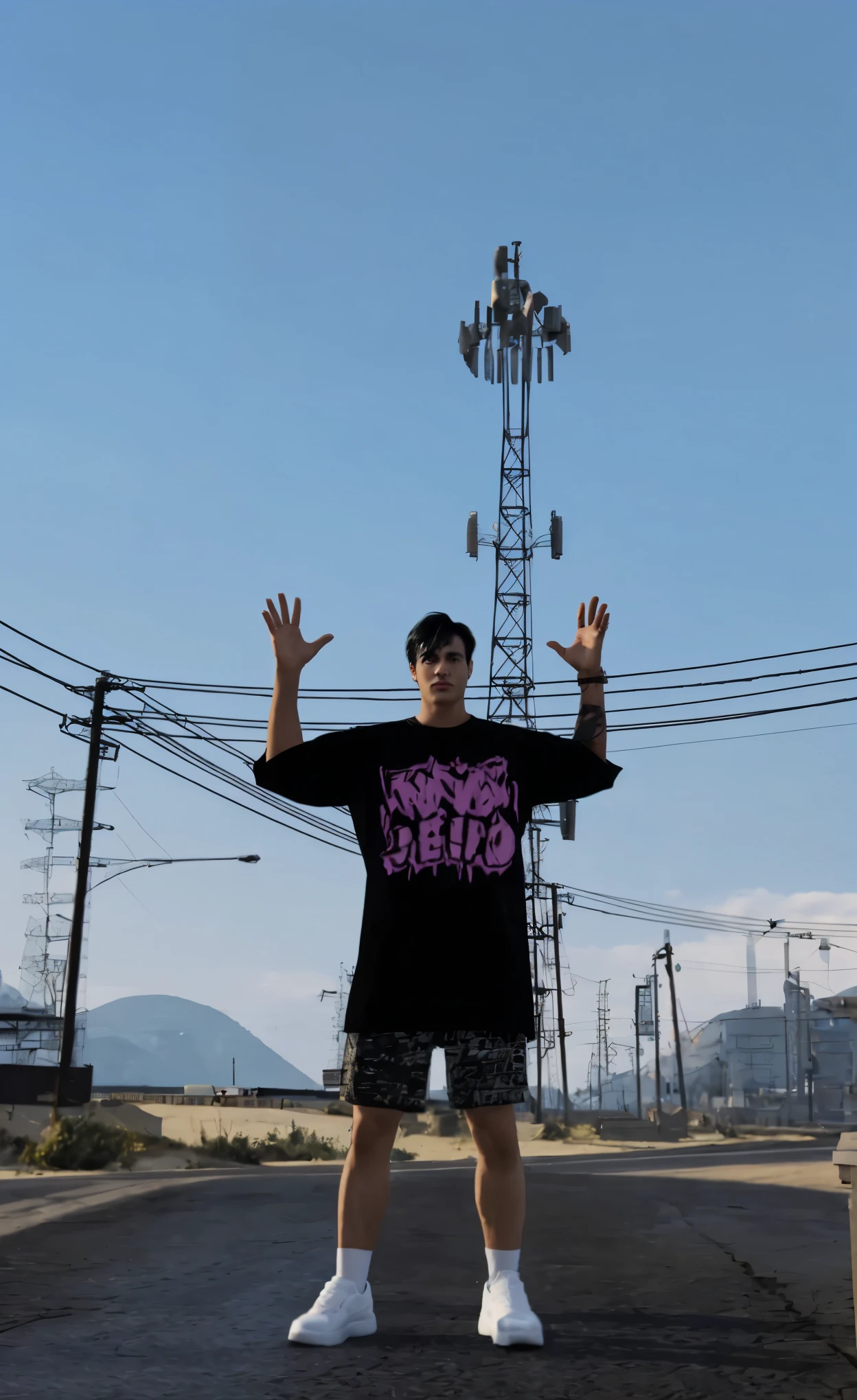 male, black hair