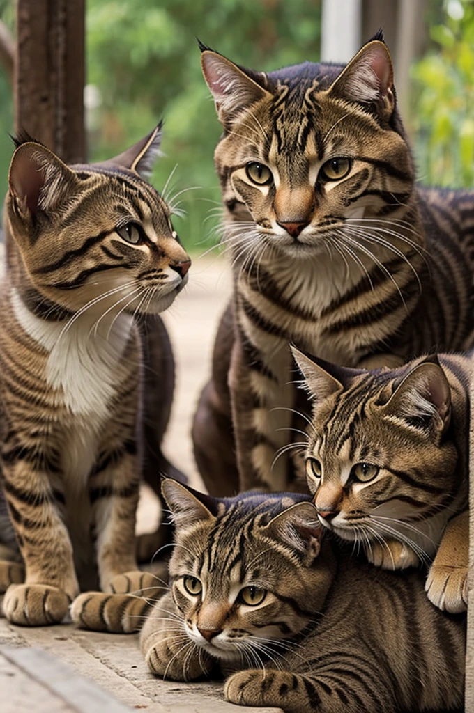 Gatos tiernos