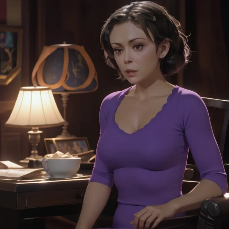 Alyssa Milano as Phoebe Halliwell, from the Charmed series